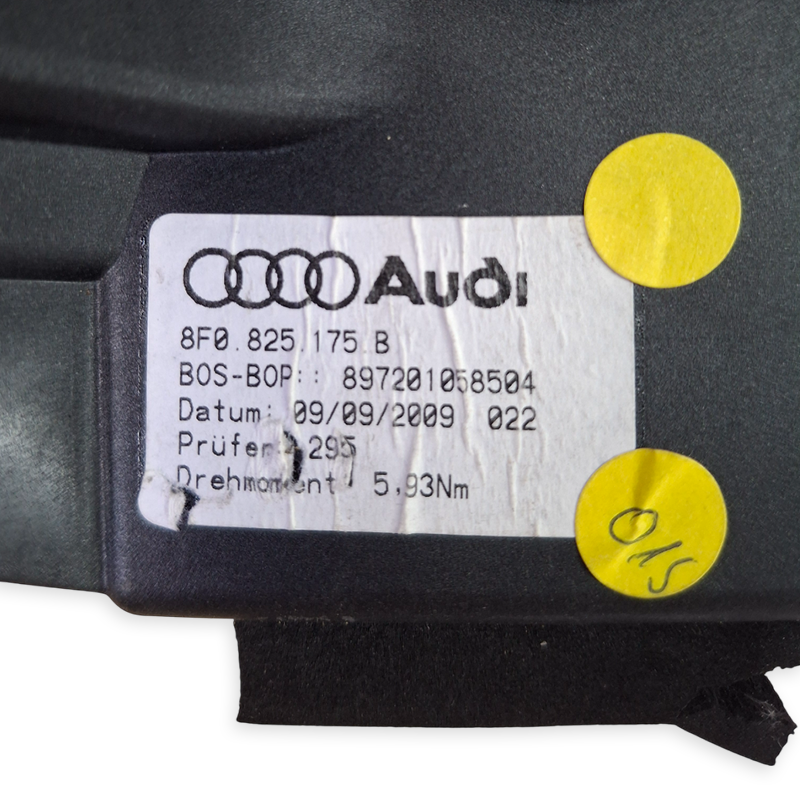 Audi A5 Cabrio 8F – Cover + Engine Storage Box | Original 8F0.863.491 & 8F0.825.175B