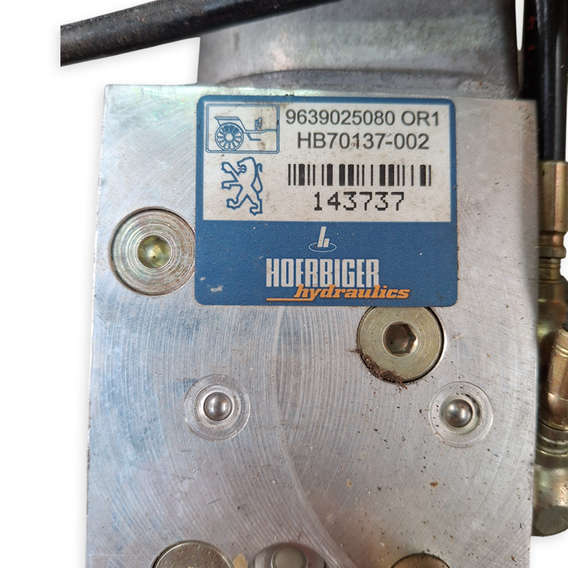 Peugeot 206CC 1998–2006 – Complete Gebruikte Set Cabriodak Pomp met Leidingen & Hydraulische Cilinders | HB 70137-002