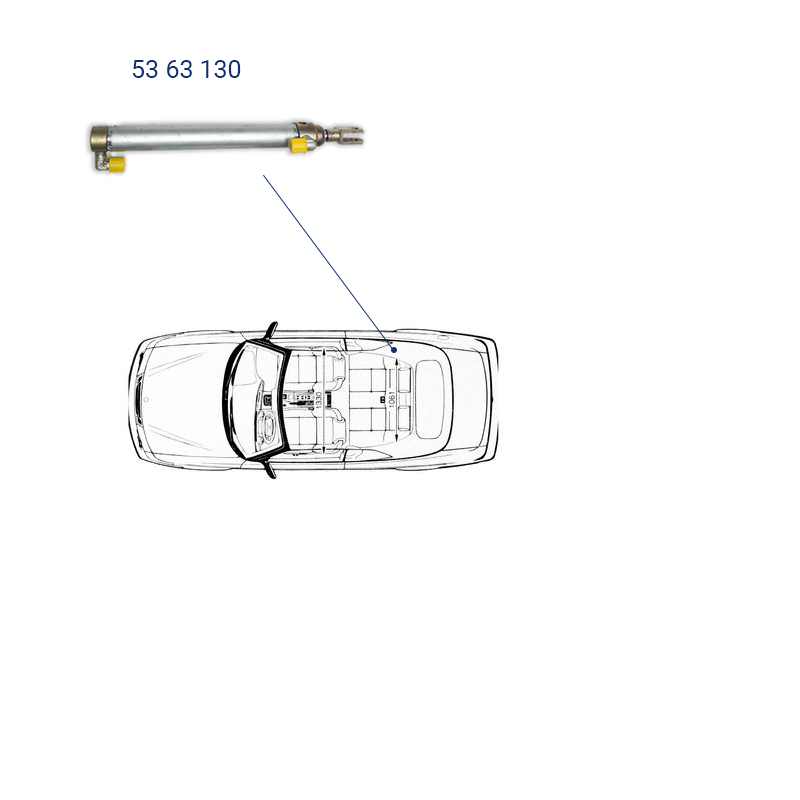 Saab 9-3 Hydraulikzylinder