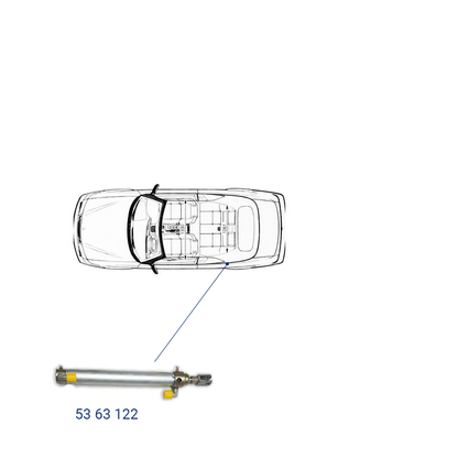 Saab 9-3 Hydraulikzylinder 