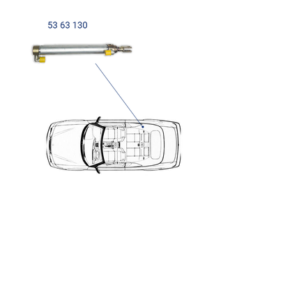 Saab 9-3 Hydraulikzylinder 