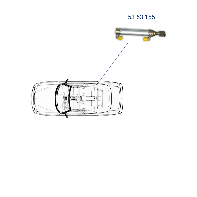 Saab 9-3 Hydraulikzylinder 